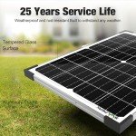 25W 12V Waterproof Solar Battery Charger Kit