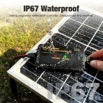 25W 12V Waterproof Solar Battery Charger Kit