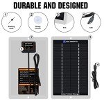 ECO-WORTHY 12V Waterproof Solar Battery Charger