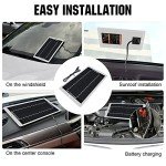ECO-WORTHY 12V Waterproof Solar Battery Charger