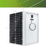 30W Monocrystalline Solar Panel Kit with Controller