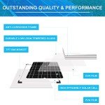 30W Solar Panel Kit with Charge Controller & Clips