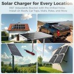 20W Solar Battery Charger with MPPT Controller Kit