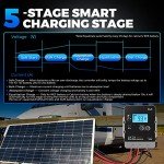 20A Waterproof Solar Charge Controller with LCD Display