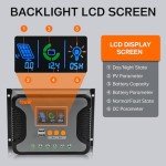 30A PWM Solar Charge Controller with LCD Display