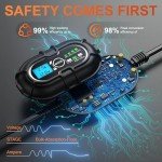 10A 12V MPPT Solar Charge Controller with LCD Display