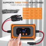 PowMr 15A MPPT Solar Charge Controller with LCD