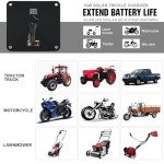 ECO-WORTHY 10W Waterproof Solar Car Battery Charger