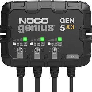 NOCO Genius GEN5X3 Automatic 3-Bank Marine Charger