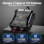 Dual Bank 10A Marine Battery Charger - Waterproof