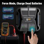 Dual Bank 10A Marine Battery Charger - Waterproof
