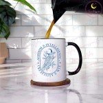 Wisdom & Intelligence Raven Mug, Wizard House Mug, Magic School Mug E7202