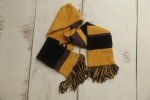 Wizard Scarf, Hufflepuff Inspired Scarf, Winter Scarf, Wizard Apparel, Knit Scarf, Knitted Scarf, Knitted Accessories, Knit clothes, Wizard