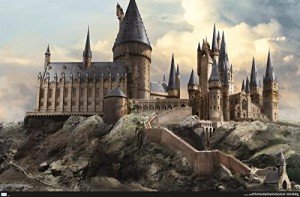 Hogwarts at Sunrise Wall Poster - Harry Potter