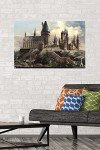 Hogwarts at Sunrise Wall Poster - Harry Potter