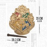 Harry Potter Hogwarts Crest Lamp with Wand Remote
