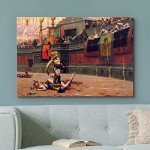 Jean-Leon Gerome Pollice Verso Canvas Print