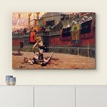 Jean-Leon Gerome Pollice Verso Canvas Print