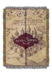 Marauder's Map Woven Tapestry Throw Blanket
