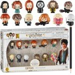 Harry Potter Pencil Toppers, Gifts, Toys, Collectibles – Set of 12 Harry Potter Figures for Writing, Party Decor –Ron Weasley, Hermione Granger,Sybil Trelawney and more by PMI, 2.4 In., Soft PVC (B12)