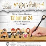 Harry Potter Pencil Toppers, Gifts, Toys, Collectibles – Set of 12 Harry Potter Figures for Writing, Party Decor –Ron Weasley, Hermione Granger,Sybil Trelawney and more by PMI, 2.4 In., Soft PVC (B12)
