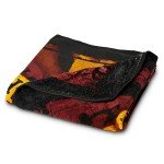 Harry Potter Battle Flag Micro Raschel Throw Blanket