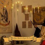 Magical Floating Candles with Wand Remote - 12 Pcs