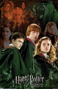 Harry Potter Half-Blood Prince Trio Collage Poster