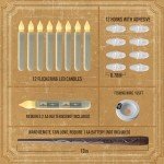 Magical Floating Candles with Wand - 12 Pcs