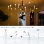 Magical Floating Candles with Wand - 12 Pcs
