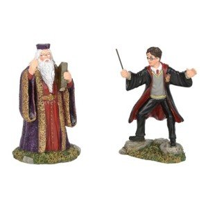Harry Potter Village Figurine Set: Harry & Headmaster