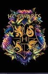 Harry Potter Floral House Crests Wall Poster 22"x34