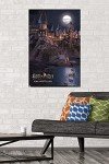 Hogwarts at Night Harry Potter Wall Poster 22"x34