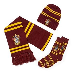 Harry Potter Gryffindor Winter Scarf & Socks Set