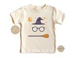 Wizard Magic Toddler Shirt, Funny Witch Hat Kids Shirt, Wizard Glasses Infant Baby Bodysuit, Mystic Witch Tee, Funny Wizard Onesie®