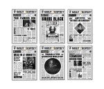 Set of 30 Remastered Printable Daily Newspaper Pages, Wizard and Witch Poster, Wizard Home Decor, Travel Poster, Wizard Wall Art, Halloween