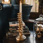 Spine Candle Holder | Gothic Candlestick Holder | Gothic Home Decor | Gothic Lighting | Gothic Decor by The Blackened Teeth