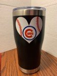 20 oz. customizable tumbler for that special someone.