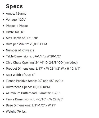 Delta 6-Inch MIDI Bench Jointer Tool