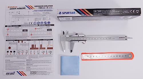 6" Stainless Steel Vernier Caliper - Precision Woodworking Tool