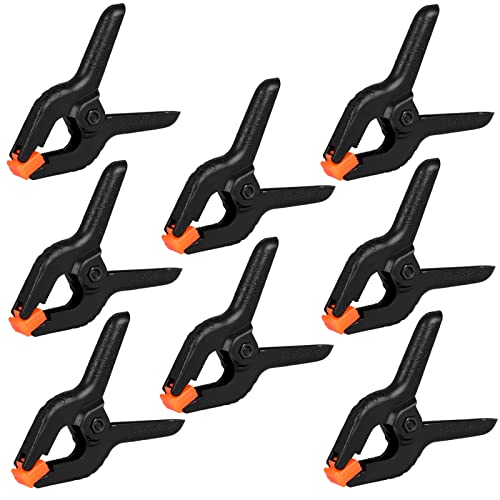 12 Pack Small Heavy Duty Plastic Spring Clamps
