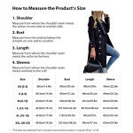 IDEALSANXUN Womens Fall Winter Wool Coats Double Breasted Midi Peacoat Trench Coats, Black 01, Medium