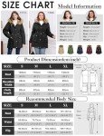 HEEKPEK Womens Winter Jacket Hooded Coats Fleece Lined Parka Jackets Thicken Warm Outwear with Pockets Overcoat