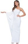 Plus Size Off-Shoulder Maxi Dress in Ivory
