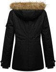 Wantdo Women's Winter Parka Puffer Coat Bubble Winter Jacket for Women Black XL