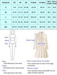 GRACE KARIN Long Trench Coat for Women Lapel Double Breasted A Line Wool Jacket White 2XL