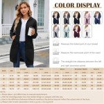 Xukk Winter Coats Hoodies for Women Sherpa Jackets Warm Fleece Zip Up Hooded Sweatshirt Long Casual Flannel Hoodie Tunic