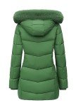 MOERDENG Women's Winter Windproof Warm Down Coats Waterproof Thicken Hooded fashions Puffer Jacket Green 06-XL