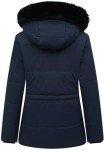 MOERDENG Women's Warm Winter Puffer Coat Thicken Fleece Lined Down Jacket Faux Fur Detachable Hood Snow Parka