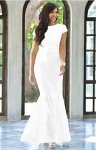 Koh Koh Plus Size Flowy Maxi Dress - White
